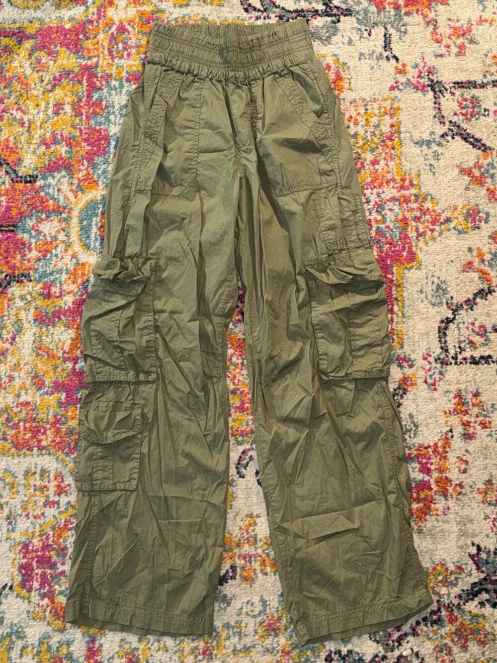 Aerie Easiest Cargo Pant (High Waist Wide Leg) Size XXS (Fits XXS/XS)